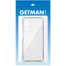 Чохол-силікон Getman Ease logo посилені кути Full Camera Samsung A27, Прозорий