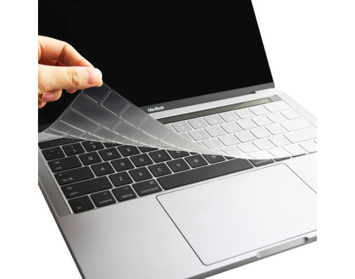 Силиконовая накладка на клавиатуру для MacBook Pro 14 /216,2 /Air M2 (A2442 /A2485 /A2681) прозрачная