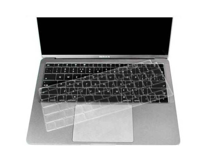 Силиконовая накладка на клавиатуру для MacBook WiWU NEW Pro 13 Pro 16 Key Board Protector, прозрачная