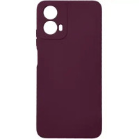 Чехол-силикон Full Soft Case Motorola G34, бордовый
