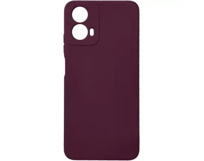 Чехол-силикон Full Soft Case Motorola G34, бордовый