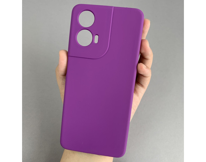 Чехол-силикон Full Soft Case Motorola G24, Grape