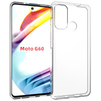 Чохол-силікон Epic Transparent 1,5mm Motorola Moto G60, Прозорий