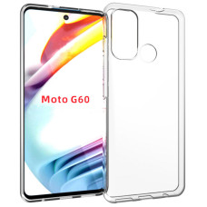 Чехол-силикон Epic Transparent 1,5mm Motorola Moto G60, прозрачный