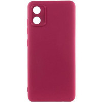 Чехол-силикон Lakshmi Full Camera Motorola Moto E13 (Бордовый / Marsala)