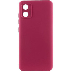 Чехол-силикон Lakshmi Full Camera Motorola Moto E13 (Бордовый / Marsala)