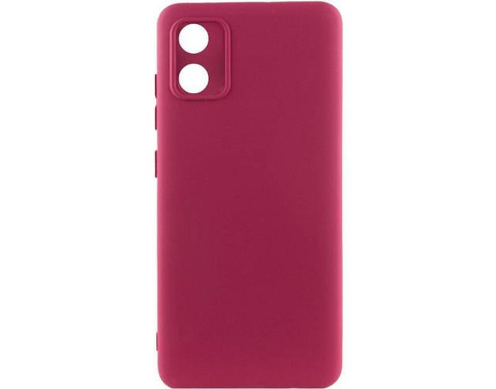 Чехол-силикон Lakshmi Full Camera Motorola Moto E13 (Бордовый / Marsala)