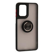 Чехол-силикон Gingle Ring Case Motorola E14 4G, Black