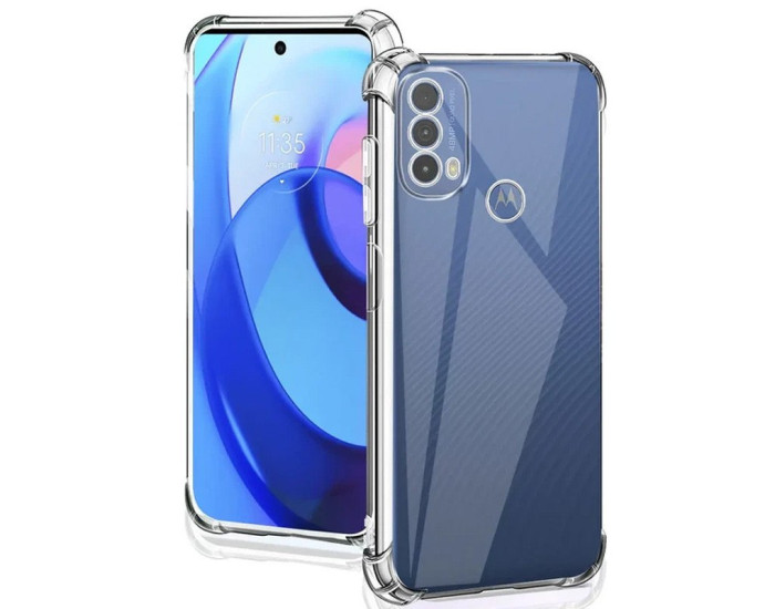 Чехол-силикон Getman Ease logo усиленные углы Motorola G31, прозрачный