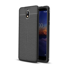 Чехол-силикон Silicone Auto Focus Nokia 3.1, Black