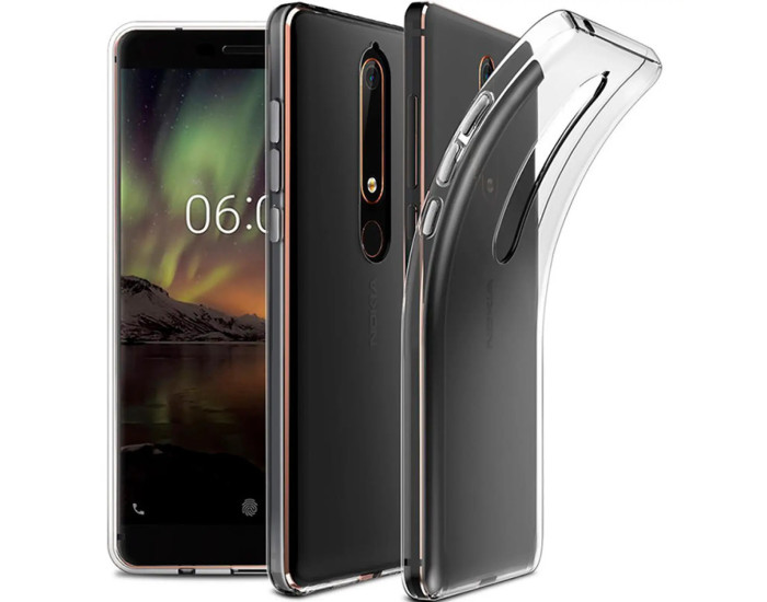 Чехол-силикон Air Case Nokia 6 2018, Clear