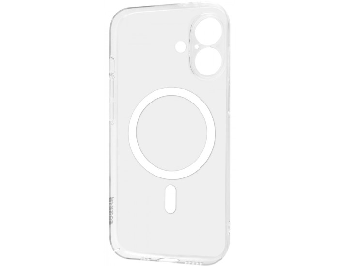 Чохол-силікон Proove Crystal Case with MagSafe Ring iPhone 16, Прозорий