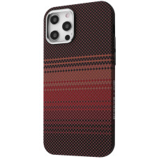Чехол-силикон Proove Gleam Case with MagSafe Ring iPhone 12 Pro Max, Gold stripes