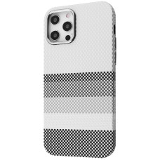 Чехол-силикон Proove Gleam Case with MagSafe Ring iPhone 12 Pro Max, White borders
