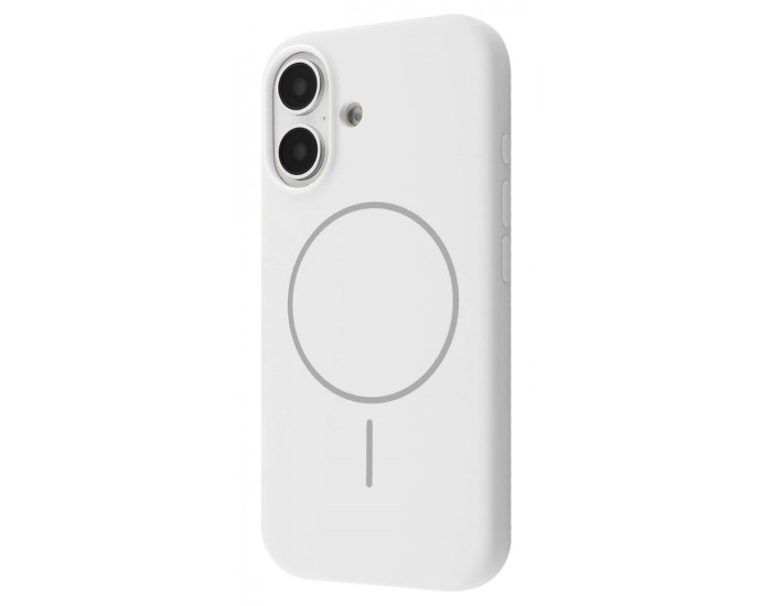 Чехол-силикон Proove Spectrum Case with MagSafe Ring iPhone 17, Arctic white  