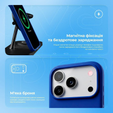 Чохол-силікон Proove Spectrum Case with MagSafe Ring iPhone 17, Arctic white
