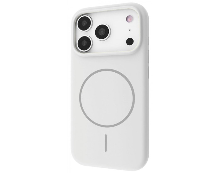Чехол-силикон Proove Spectrum Case with MagSafe Ring iPhone 17 Pro Max, Arctic white