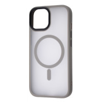 Чохол-силікон WAVE Matte Insane Case with MagSafe Ring iPhone 15 Pro, Сірий