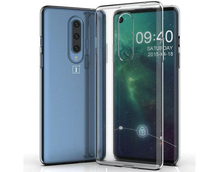 Чехол-силикон Epic Transparent 1,5mm OnePlus 8, прозрачный 