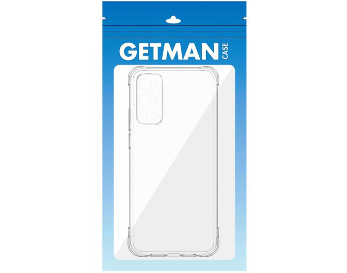 Чехол-силикон Getman Ease logo усиленные углы OnePlus 9, прозрачный