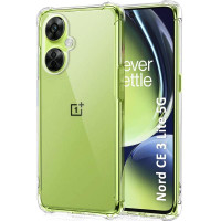 Чохол-силікон Getman Ease logo посилені кути OnePlus Nord CE 3 Lite, Прозорий