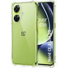 Чехол-силикон Getman Ease logo усиленные углы OnePlus Nord CE 3 Lite, прозрачный