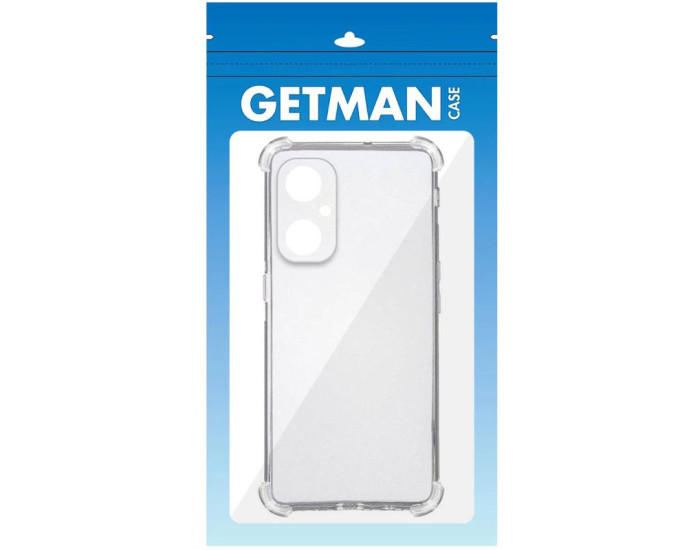 Чехол-силикон Getman Ease logo усиленные углы OnePlus Nord CE 3 Lite, прозрачный