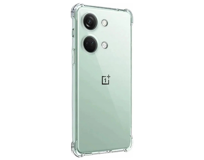 Чехол-силикон Getman Ease logo усиленные углы OnePlus Nord, прозрачный