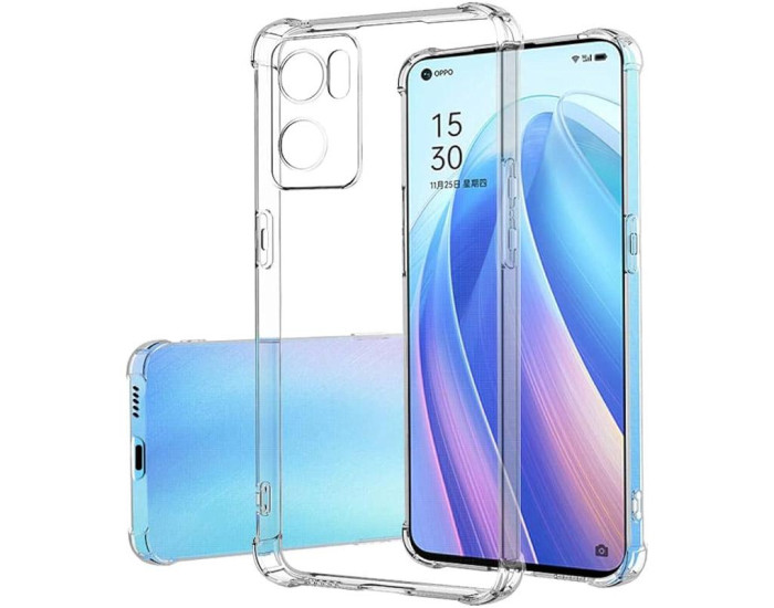 Чохол-силікон Getman Ease logo посилені кути OnePlus Nord N20 SE, Прозорий