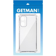 Чехол-силикон Getman Ease logo усиленные углы OnePlus Nord N20 SE, прозрачный