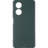 Чохол-силікон оригінал Full Soft Case Oppo A58, темно-зелений