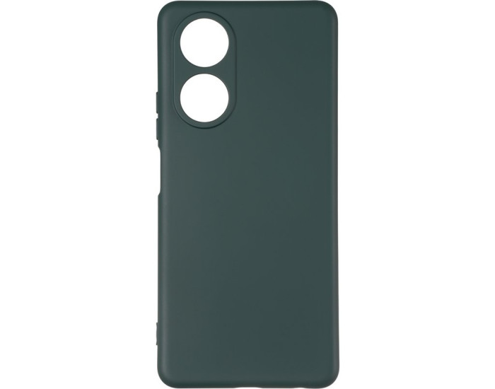 Чехол-силикон оригинал Full Soft Case Oppo A58, тёмно-зелёный