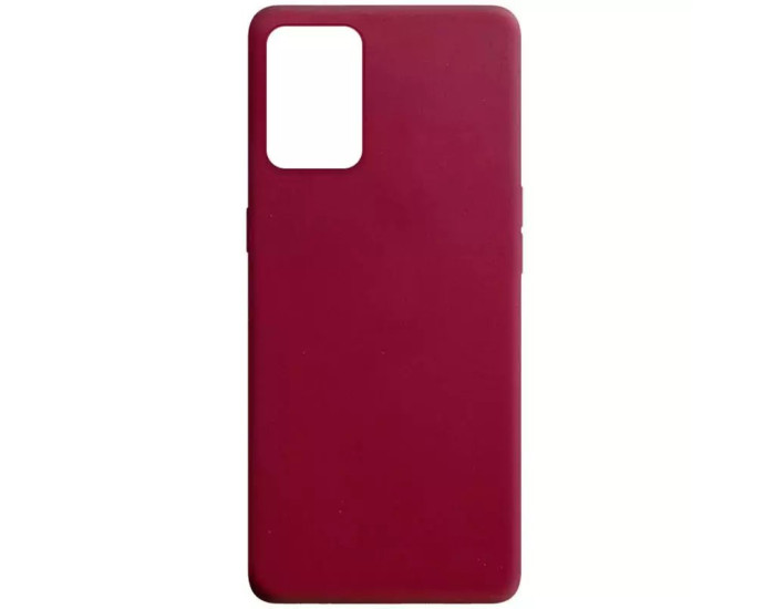 Чохол-силікон Candy Oppo A16S /A16/ A54 4G, Бордовий