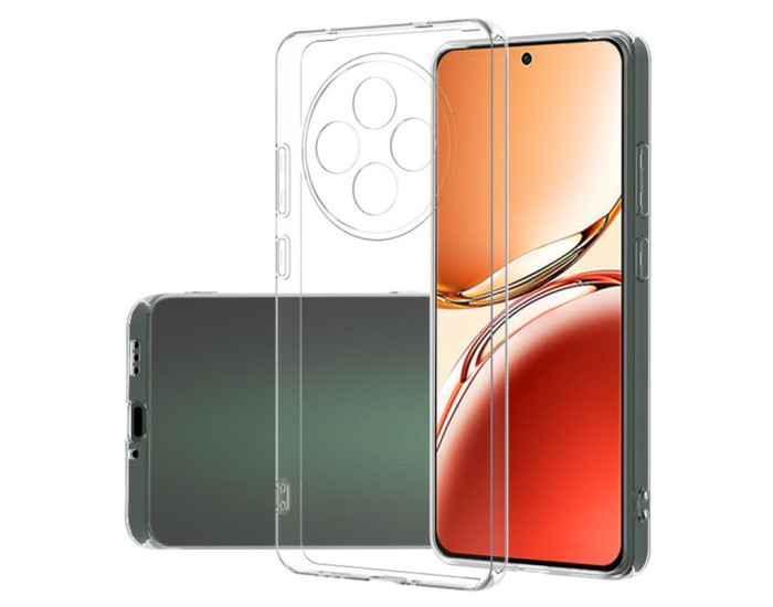 Чохол-силікон Epic Transparent 1,5mm Full Camera Oppo Reno 12F, Прозорий