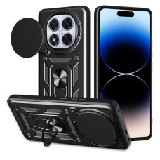 Чехол-Ударопрочный Camshield Serge Ring Xiaomi Note 14 Pro 4G, черный