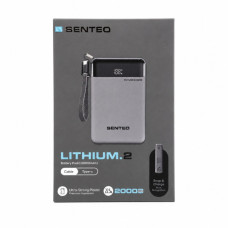 Портативная батарея (Power Bank) Senteo Lithium 2 (PS2-02) 20000mAh, 22.5W fast charging with cable Version_1, темно-серый