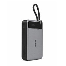 Портативная батарея (Power Bank) Senteo Lithium 1 (PS-01) 20000mAh, 65W fast charging with cable Version_1, темно-серый