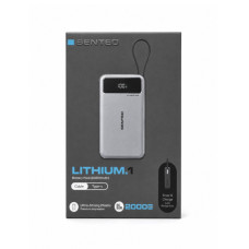 Портативная батарея (Power Bank) Senteo Lithium 1 (PS-01) 20000mAh, 65W fast charging with cable Version_1, темно-серый