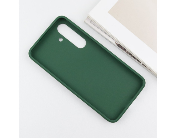 Чехол-силикон Bonbon Metal Style Samsung S23 Plus S916, Dark green