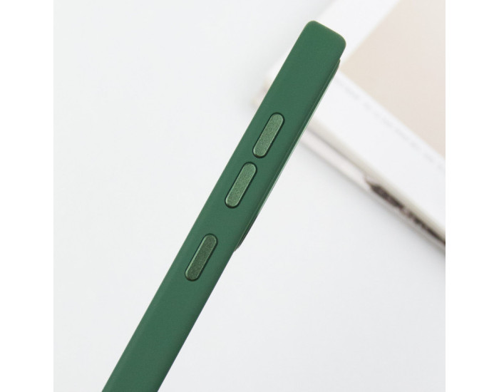Чехол-силикон Bonbon Metal Style Samsung S23 Plus S916, Dark green