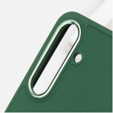 Чехол-силикон Bonbon Metal Style Samsung S23 Plus S916, Dark green