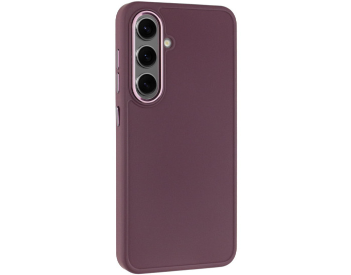 Чехол-силикон Bonbon Metal Style Samsung S23 Plus S916, Plum