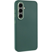 Чехол-силикон Bonbon Metal Style Samsung S23 Plus S916, Pine green
