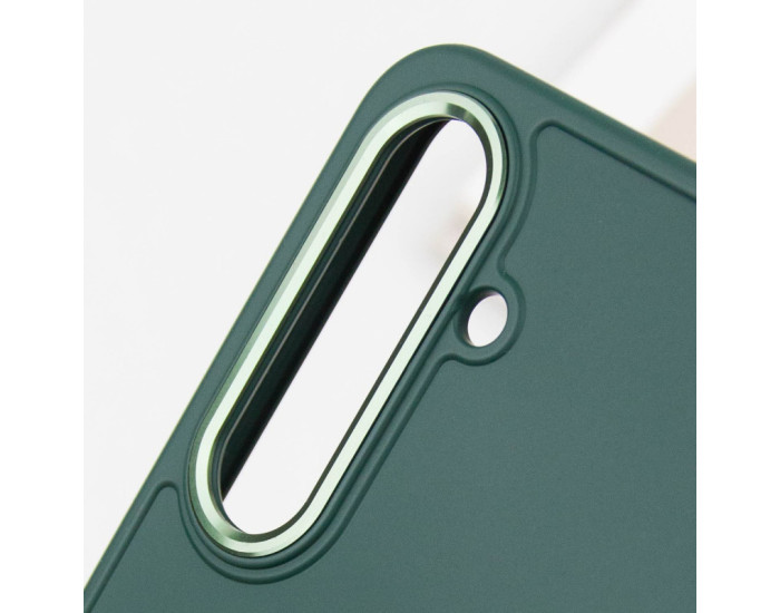 Чехол-силикон Bonbon Metal Style Samsung S23 Plus S916, Pine green