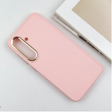 Чехол-силикон Bonbon Metal Style Samsung S23 Plus S916, Light pink
