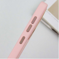 Чехол-силикон Bonbon Metal Style Samsung S23 Plus S916, Light pink