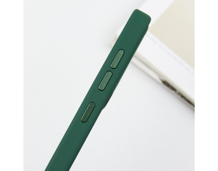 Чехол-силикон Bonbon Metal Style Samsung S23 S911, Pine green