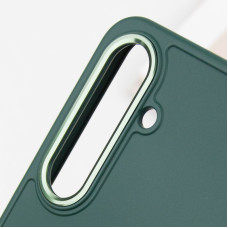 Чехол-силикон Bonbon Metal Style Samsung S23 S911, Pine green