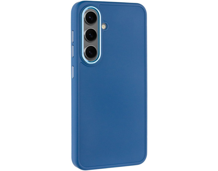 Чехол-силикон Bonbon Metal Style Samsung S23 Plus S916, Denim blue