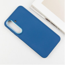 Чехол-силикон Bonbon Metal Style Samsung S23 S911, Denim blue